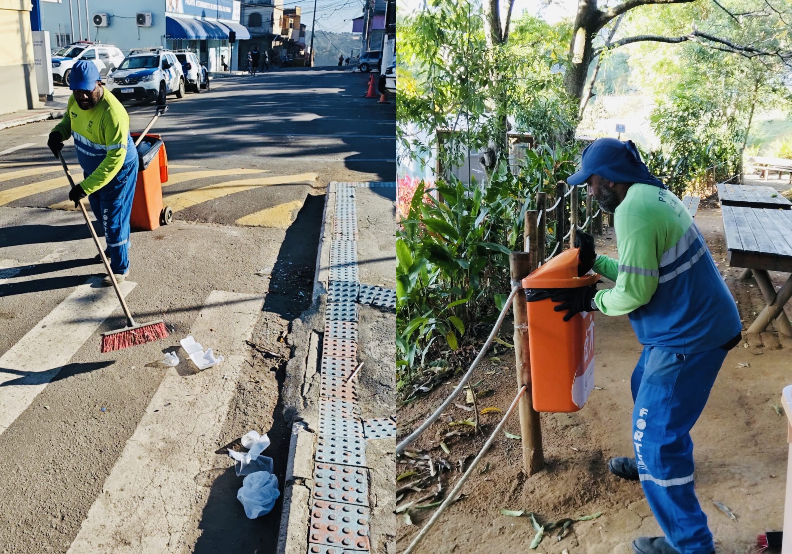 Cariacica recebe força-tarefa de limpeza, roçada e zeladoria urbana em diversas praças e avenidas