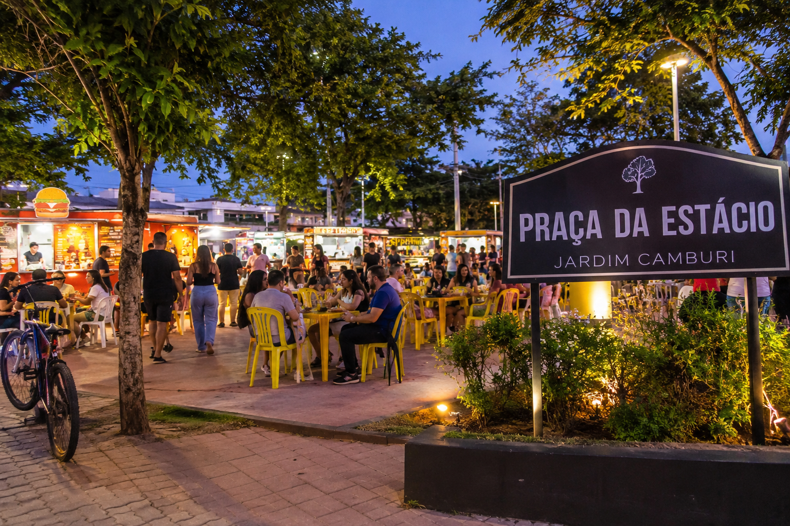 Título: Praça de Jardim Camburi conquista título de melhor point de comida de rua da Grande Vitória