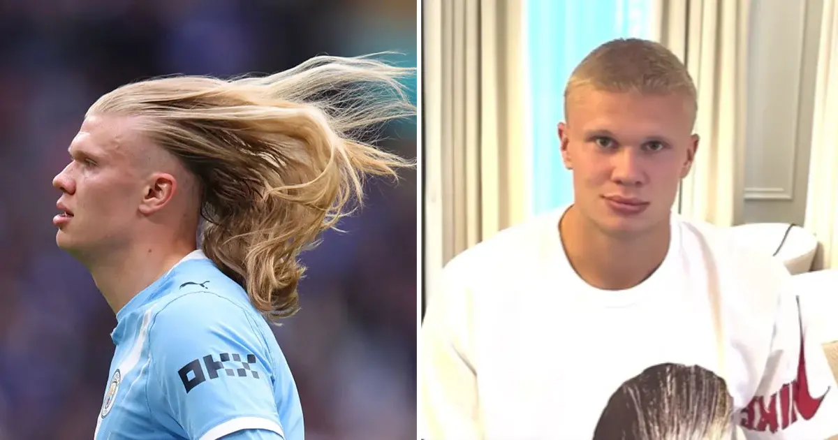 Haaland surpreende com novo visual antes da temporada da Premier League