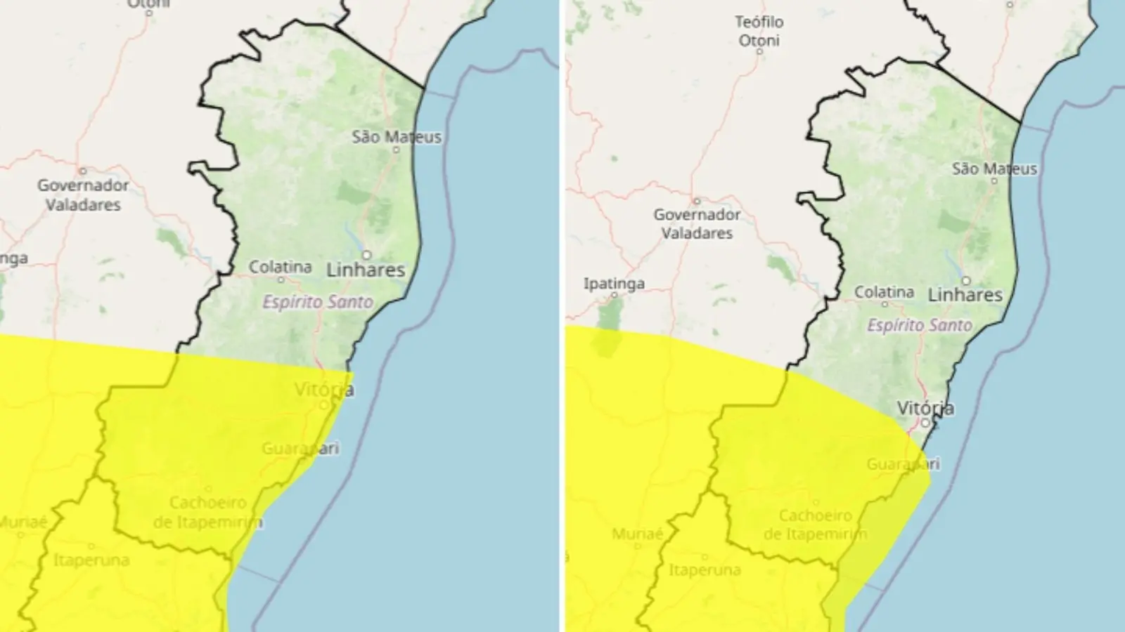 Setembro começa com previsão de tempestades e chuva forte no Espírito Santo